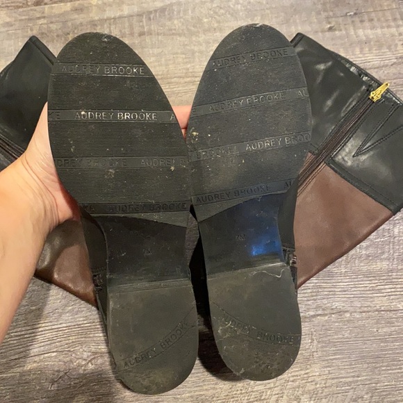 Audrey Brooke Black & Brown boot - Picture 3 of 5